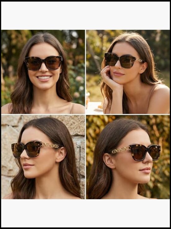 Square Polarized Sunglasses UV 400 Protection Lightweight Impact Resistant main image 4